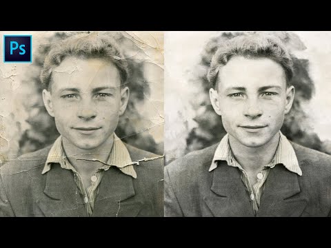 Видео: Как восстановить старое фото в фотошоп. Реставрация старой фотографии в Photoshop