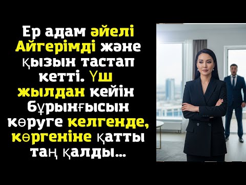 Видео: Ер адам әйелі Айгерімді және қызын тастап кетті. Үш жылдан кейін бұрынғысын көруге келгенде