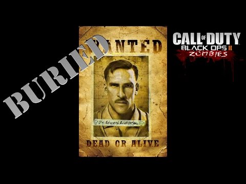 Видео: Call of Duty Black Ops 2 zombies пасхалка за Рихтофена на карте Buried
