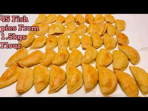 Видео: Лучший рецепт рыбного пирога из коммерческого магазина / 45 рыбных пирогов из 1,5 кг муки / Как п...