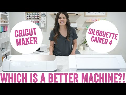 Видео: Silhouette Cameo 4 или Cricut Maker!? Какой станок лучше!?
