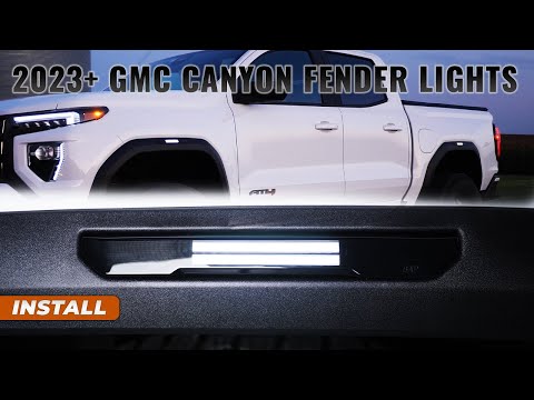Видео: Установка фар GMC Canyon Fender Lights 2023–2025 | Переключение фар или дневных ходовых огней и п...