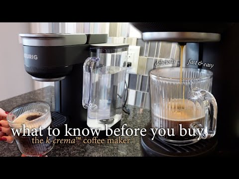 Видео: *ПОСМОТРИТЕ ЭТО*, прежде чем купить *НОВУЮ* кофеварку Keurig® K-Crema™!