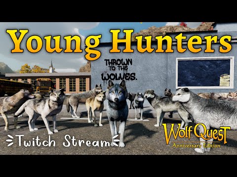 Видео: Наша самая большая стая волков! 🐺 Эхо и стая «Затерянная река» WolfQuest Saga #19 (трансляция 17....