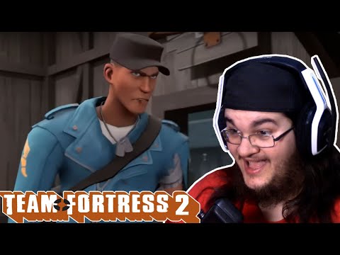 Видео: Реакция нового фаната Team Fortress 2 на битву за лесопилку!