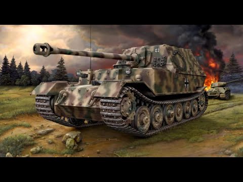 Видео: Немецкая САУ "Фердинанд"