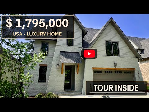 Видео: Custom Home | Будинок США | 5 спалень, 5 ванних кімнат, 4,309 sqft | Raleigh NC