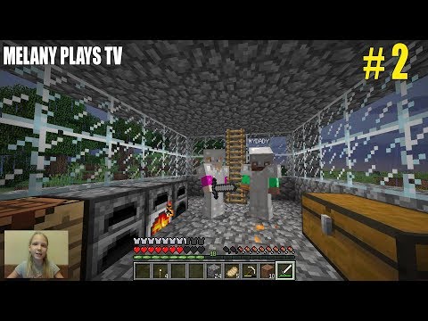 Видео: Играем в Minecraft! Выживалка #2 Добыли лазурит и встреча с ведьмой. Melany Plays TV