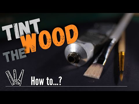 Видео: Как затонировать дерево для модели корабля?