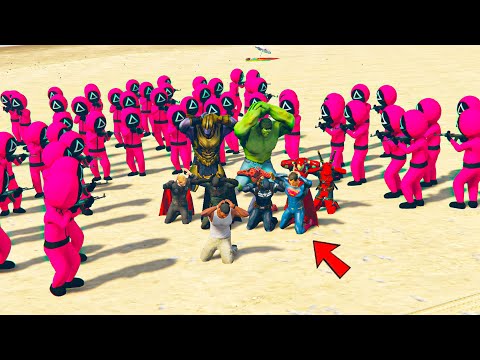 Видео: 10-бөлім БАРЛЫҚ СУПЕРГЕРОЙЛАРДЫ ИГРА В КАЛЬМАРА ҰСТАП АЛДЫ (GTA V)