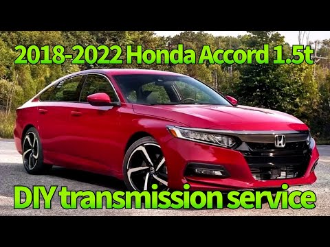 Видео: 18 - 22 Honda Accord 1.5t CVT слива и заливки масла