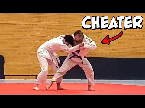 Видео: «Читер» из BJJ принимает участие в турнире по дзюдо