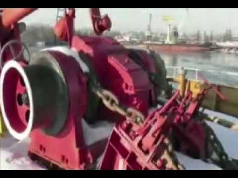 Видео: Швартовное устройство судов типа  "Волго- Балт"