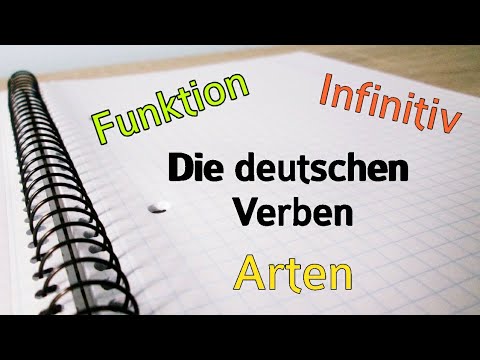 Видео: Значение, функция и видове немски глаголи/ Die deutschen Verben (A1, A2, B1)
