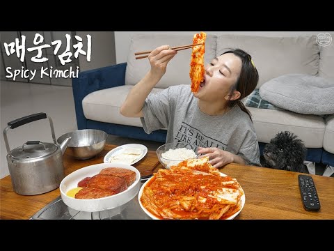 Видео: Настоящий мукбанг :) Ледяной холодный рис с Сильви Кимчи !! (ft. Whole Spam, Fried Egg)