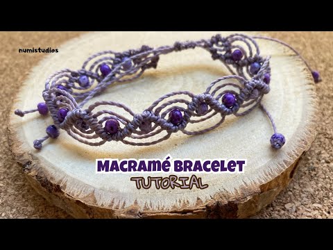 Видео: Браслет макраме – простой урок для начинающих