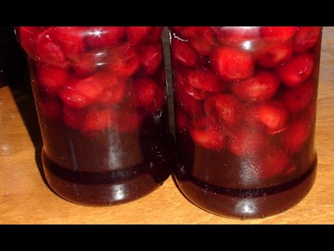 Видео: Вишневый конфитюр и 50% экономия сахара.