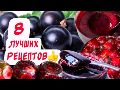 Видео: ВЫ точно будете в ВОСТОРГЕ👍 Сразу 8 лучших рецептов «Черная смородина на зиму»