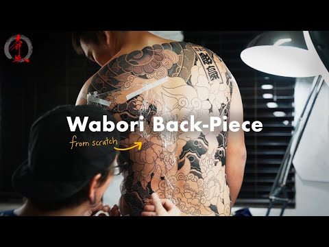 Видео: Новый подход к традиционной японской татуировке — полный BTS [JPN SUBS]