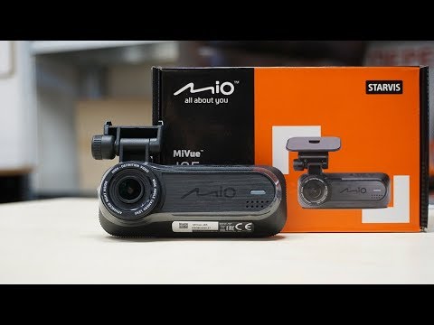 Видео: Видеорегистратор Mio MiVue J85. Обзор, пример записи видео, основные функции