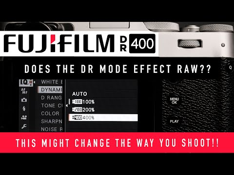 Видео: FUJIFILM Dynamic Range DR400 в формате RAW??!! Эта функция может изменить ваши фотографии!