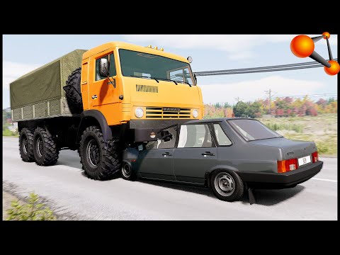 Видео: КАМАЗ! ПРОВЕРКА На ПРОЧНОСТЬ! Выдержит? - BeamNg Drive