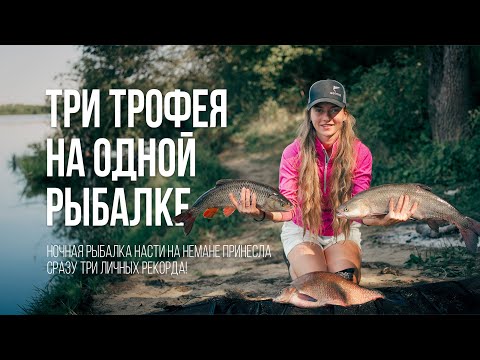 Видео: Неман раздает трофеи: три рекорда за рыбалку!  Жерех, Голавль, Лещ!