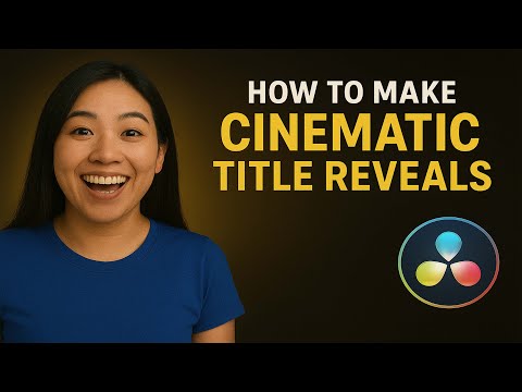 Видео: Как сделать так, чтобы в DaVinci Resolve появлялись титры фильмов