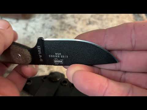 Видео: Заточка ножей - Esee Izula II