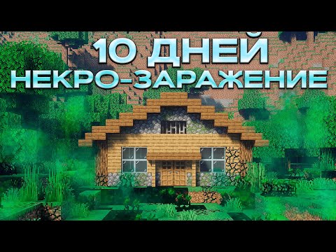 Видео: 10 ДНЕЙ С НЕКРО ИНФЕКЦИЕЙ В МАЙНКРАФТ!