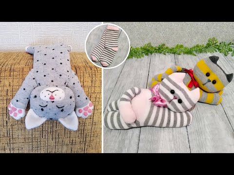 Видео: Восхитительные Котики из Носков DIY