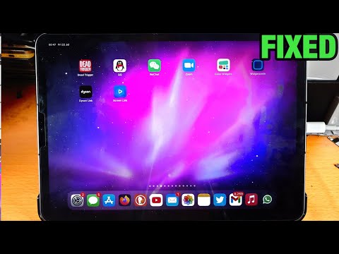 Видео: Экран iPad Pro завис. Невозможно провести пальцем? [РЕШЕНО] [Застрял экран]