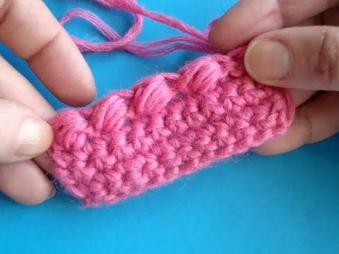 Видео: Вязание крючком - Урок 121 Буф с наклонным прикреплением