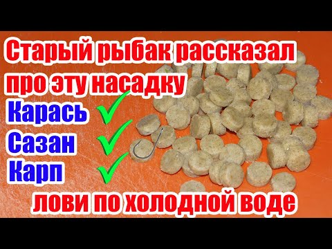 Видео: Лови по холодной воде! Насадка на Карася Карпа Сазана. Рыболовная Насадка для карася.