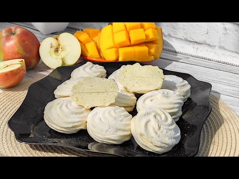 Видео: Веганский Зефир! Постный зефир на аквафабе. Яблочный зефир без яиц!