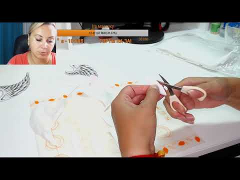 Видео: Крылья ангела из вафельной бумаги 0,277 мм Танинторт