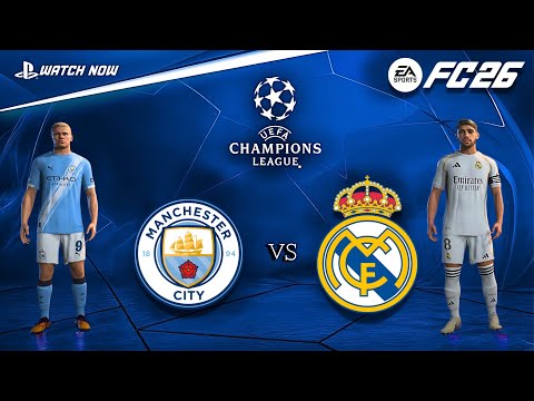 Видео: FC 26 – «Реал Мадрид» против «Манчестер Сити» | Финал ЛЧ 25/26 | Эпическое противостояние Мбаппе ...