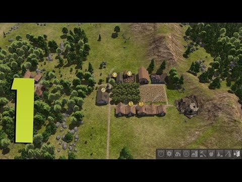 Видео: Banished - Прохождение - #1 - Начало строительства