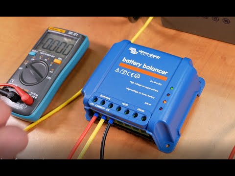 Видео: Как правильно подключить аккумуляторный балансир - Victron Energy Battery balancer