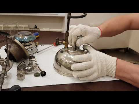 Видео: Обслуживание лампы Petromax Rapid 500 , 350, 250, 150
