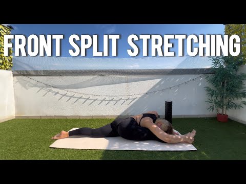 Видео: Растяжка переднего шпагата | Комплекс упражнений для улучшения гибкости, подвижности и достижения...