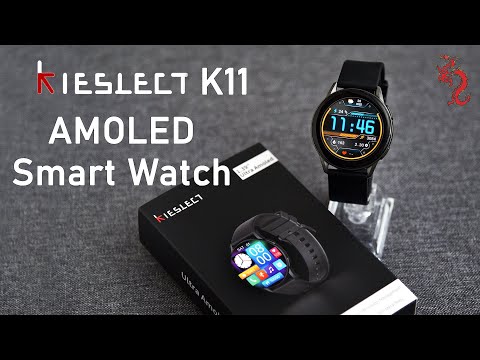Видео: СУПЕРАВТОНОМНЫЕ СМАРТ ЧАСЫ с AMOLED //Обзор Kieslect K11 Smart Watch