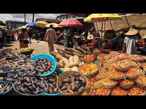 Видео: Рынок Мушин, где продавщицы поют во время торговли. Стоимость жизни и еды в Лагосе, Нигерия 🇳🇬