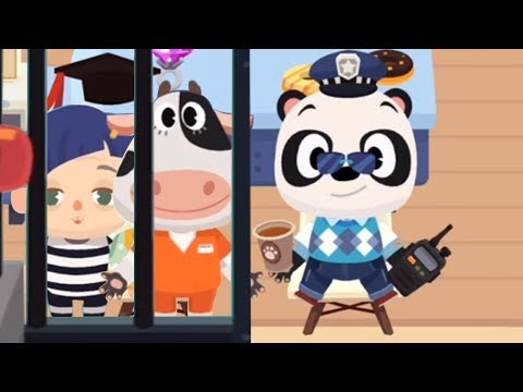 Видео: Приключения Dr. Panda в городе. Полицейский ПАНДА ловит преступников