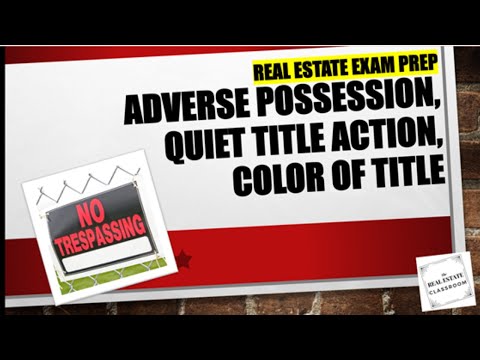 Видео: Владение вопреки желанию другого лица, иск о праве собственности, цвет права собственности | Подг...