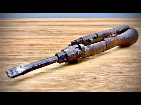 Видео: Реставрация старинной отвертки с трещоткой | Мистер Патина