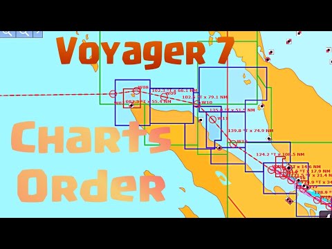 Видео: VOYAGER 7. Подбор, заказ и установка карт на переход. Charts order and install.
