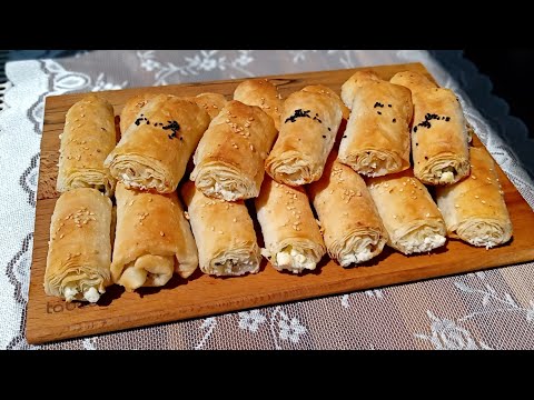 Видео: Хрупкави руло банички с готови кори