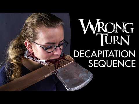 Видео: Поворот не туда: за кулисами: сцена обезглавливания