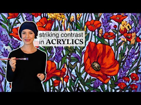 Видео: Как я рисую эти маки — мини-урок